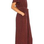 Rails  Jet Jumpsuit in Rust Spotted Chocolate Brown and Black Women’s Size S Photo 2