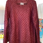 LA Hearts Plum Knitted Cardigan Photo 1