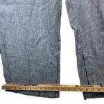 Athleta Linen Coastal Wide Leg Beach Pants Chambray Blue 22 Old Money Nautical Photo 6