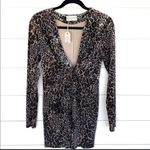 Love Riche Body-Con Animal Print Ruched Mini Dress Photo 4