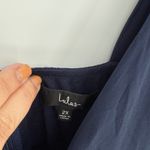 Lulus Tier Elegance Navy Long Sleeve Tiered Maxi Dress Size 2X Blue Photo 7