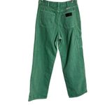 Wrangler  Green Casey Jones High Rise Straight Leg Carpenter Jeans Size 29x30 Photo 6