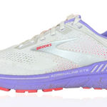 Brooks  Womens 10 Adrenaline GTS 22 Gray Purple Running Shoes Sneakers Photo 0