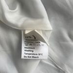 The Commense Floral Tie Strap Midi Dress in White Blue Women's Medium Photo 7