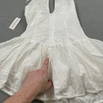 NWT Beverly and Beck Mini Dress S White Eyelet PacSun Bohemian Summer Sleeveless Photo 6