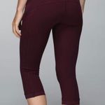 Lululemon  Illumina Crop Bordeaux Drama/Bumble Berry Crop Pant Size 8 Photo 1