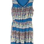 MIne Bow Polka Dots Sleeveless Blue Dress Sz S Photo 0