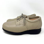Apex Ambulator Shoes Diabetic Lace Up Leather Walking‎ Tan Neutral Women’s 9 Photo 2