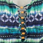 Bleu Rod Beattie  Swimsuit Size 4 Sun Sea And Sand Lattice Front One Piece NWT Photo 8