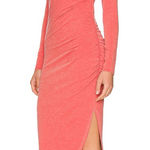 Sundry Cut-Out Midi Dress Red NWOT Size 1 Small Photo 0