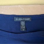 Eileen Fisher  Navy Open Sleeve Shift Dress Photo 6