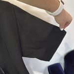 ZARA Woman Studio Black Dress Short Sleeve Minimalist Modern Chic Photo 3