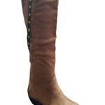 Wild Diva Nwt Sz 6.5 Tall Brown Suede Boots Photo 0