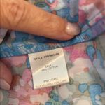 Avery Dusty Pink Floral Dress Blue Photo 4