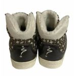 Skechers  Womens Brown Gold Plaid Leather Sherpa Lined High-Top Sneakers Size 6.5 Photo 10