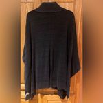 Free People ‘Suzie’ Oversized Poncho Jacket Cape in Washed Black Size XS/Small Photo 9