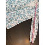 LL Bean Supima Cotton Floral Cardigan Sweater Women's Size M Light Blue Gray Size M Photo 10