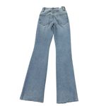 Good American Good Legs Flare Jeans Distressed Raw Hem NWT 00/24 Photo 1