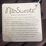 NWT NiteSweatz Hoodie Sleep Top Brown Size M Photo 3