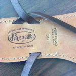 Vero Cuoio  sandals size 39 (8.5) never worn lather color brown Photo 4