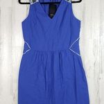 Colorblock NWT Royal Blue Sleeveless V-Neck Mini Dress Women's Size Medium Photo 0
