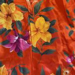 Victoria's Secret Victoria’s Secret Sexy Chemise Lingerie Nightgown Orange Floral Vintage 90s Photo 6