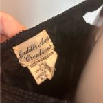 Vintage beaded Black Sleeveless Top Photo 2