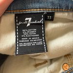7 For All Mankind  Light Wash Skinny Straight Leg Jean Size 33 Photo 3