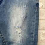 Kancan Distressed Mini Skirt Blue Size 4 Photo 1