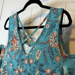 Maurice's  Plus Size Floral Strappy Cold Shoulder Top Boho Flow Trendy Shirt 1X # Photo 3
