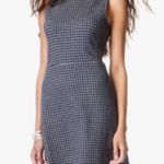 Theory Palmetto Knit Seraon Dress in Navy Blue, Size 6 Retail $295 Photo 10