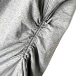 Theory  Rimaeya DR Rubric Ruched Side Tie Jersey Knit Tank Dress Size Small Gray Photo 5