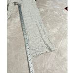 Urban Outfitters  Jumpsuit Women's 0 Ivory Striped Linen Square Neck Wide Leg Photo 9