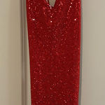 Windsor Dazzling Red Backless Dress Photo 0