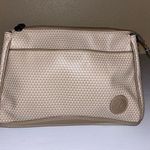 Liz Claiborne Vintage Iconic Signature Geometric Logo Purse 2 tone beige. Photo 0