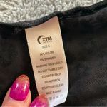 Zyia  Black Leopard Print Tank Top Size Small Photo 3