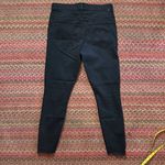 NWOT MOTHER DENIM BLACK STRETCH STUNNER ZIP ANKLE STEP FRAY JEANS Size 31 Photo 9