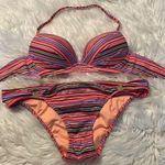 Victoria's Secret Victoria Secret Swimsuit bottoms size M and push up top is 32C excellent cond Photo 0
