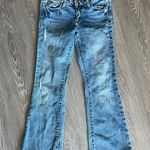 Paige Hollywood Hills Jeans Womens 28 Classic Rise Bootcut Distressed Blue Photo 0