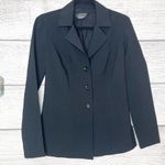 City Triangles Vintage Black 3 Button Lightweight Blazer Jacket Size Medium Photo 6