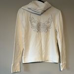 Harley Davidson Off White Sweatshirt Women’s Rhinestone Size M Photo 5