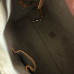 Dooney & Bourke  Blue/Tan Leather Satchel Photo 7