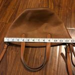 Street Level , Brown Small Trapeze Crossbody Tote or Purse Photo 7