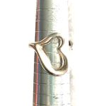 Tiffany & Co. Peretti 925 Sterling Silver Open Heart Ring Sz 7 Blue Box Dust Bag Photo 6