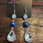 Paparazzi Unpredictable Shimmer Blue Earrings (39) Photo 2