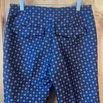 J.Crew Foulard Jacquard C1157 Blue Multi Print 4-Pocket Drawstring Pants EUC 00 Photo 6