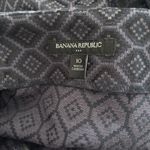 Banana Republic  Indigo Geo Jacquard Pleated Mini Skirt dark blue/purple sz 10 Photo 2