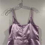 Speechless  Lavender Purple Satin Bow Tie Dress Juniors 3 Photo 6