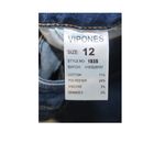 VIPONES Women Denim Shorts High Waisted Trendy Stretch Jean Shorts Sz 12 Blue Photo 4