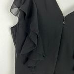 C/MEO COLLECTIVE Black Ruffle Romper Playsuit One Piece Size Small S T1485 Photo 14